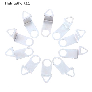 Habitatport กลไกแขวนนาฬิกา แบบโลหะ DIY 10 ชิ้น