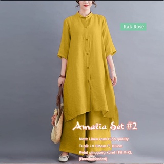 Yundhafashion / AMALIA SET 2 / ชุดเสื้อแขนยาว หนา คุณภาพสูง สําหรับผู้หญิง