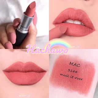 แท้💯 ลิป MAC powder kiss สี 314 Mull it over, 316 Devoted to chili