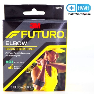 Futuro Elbow Tennis Elbow Strap พยุงกล้ามเนื้อแขนท่อนล่าง ปรับกระชับได้ 45975