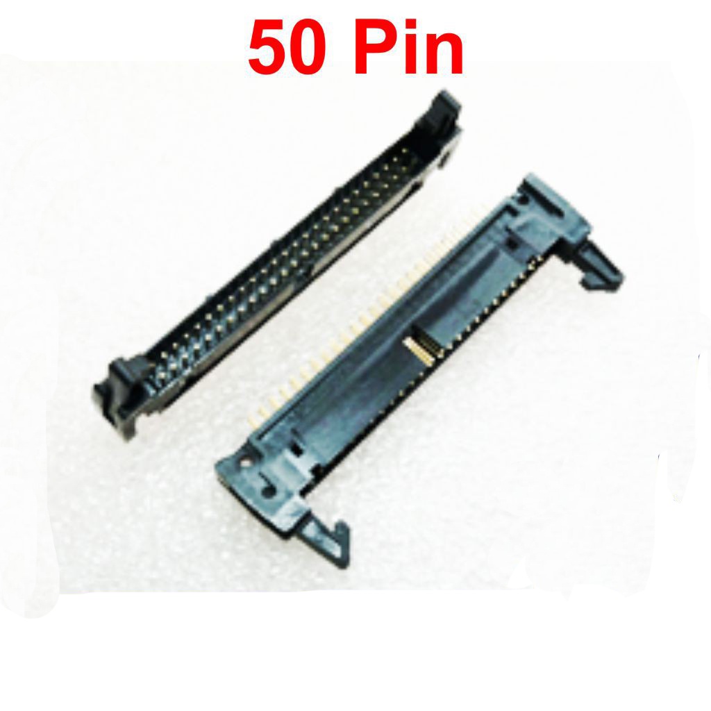 ขั้วบอร์ดเฮดเดอร์ 10-64P ตัวผู้ขาตรง Board Header Connector ST มีเขี้ยวล็อกคอนเน็คเตอร์
