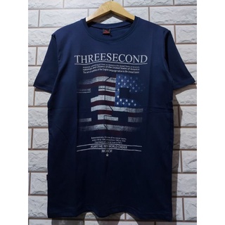 เสื้อยืดพิมพ์ลาย DISTRO 3SECOND สําหรับผู้หญิงผู้ชาย