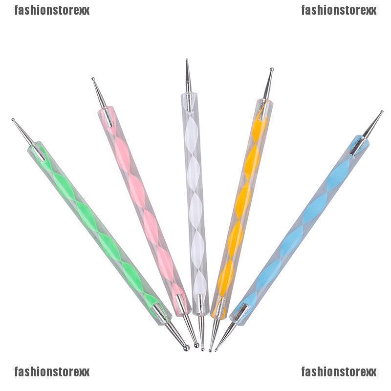 5pcs Ball Stylus Dot Painting Tools for Mandala Rock Art Polymer Clay Use