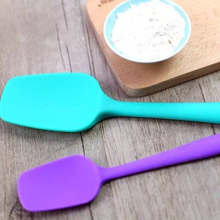 ไม้พายซิลิโคน Spatulas ยางไร้รอยต่อ ทนความร้อน  - 500 ° F  กับ เครื่องครัวสำหรับการปรุงอาหาร