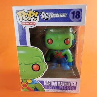 กล่องเก่า บุบ Funko POP Martian Manhunter DC Universe 18