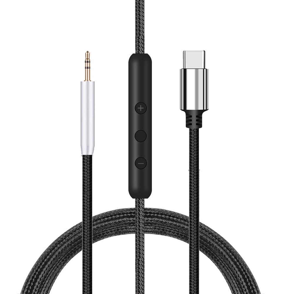 Ofc เปลี่ยน USB Type C ไนลอนถักสายต่อ 2.5 มม.สําหรับ JBL Live 400BT 460NC 500BT 650BTNC 660NC หูฟัง