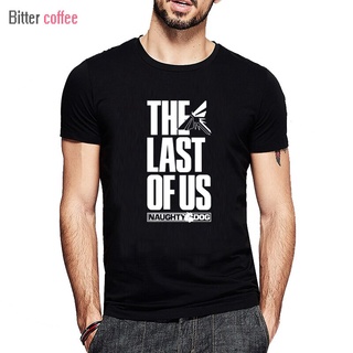 [COD]เสื้อยืดแขนสั้น คอกลม ผ้าฝ้าย พิมพ์ลาย The Last Of Us แฟชั่นฤดูร้อน สําหรับผู้ชายS-5XL