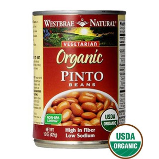 Westbrae Natural Organic Pinto Beans 425  Westbrae ถั่วปิ่นโตอินทรีย์ธรรมชาติ 425