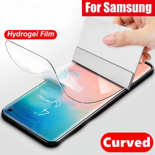 Full Curved Hydrogel Film For Samsung Galaxy S22 S21 S20 Note 20 S23 Ultra FE S10 S10E S8 S9 10 Plus Lite 8 9 S10+ S21 S22 S23 S20 A33 A04 A04S A13 A12 A32 A22 A52 Screen Protector