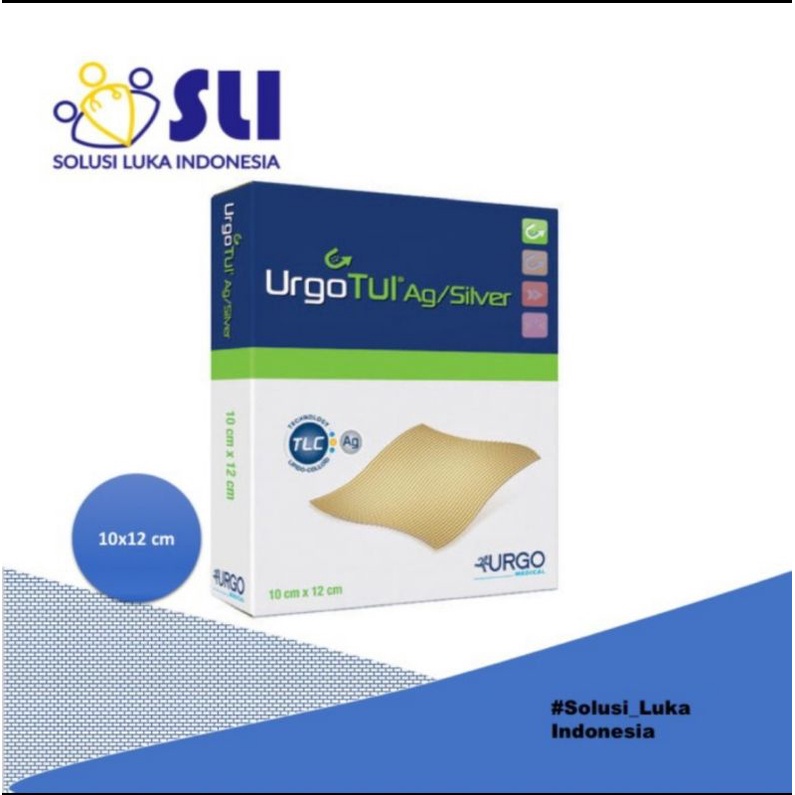 Urgotul AG ของแท้ ซิลเวอร์ 10x12 ซม. สําหรับแผลติดเชื้อ