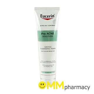 Eucerin Pro Acne Gentle Cleansing Foam ยูเซอริน โปร แอคเน่ เจนเทิล คลีนซิ่ง โฟม 150 กรัม