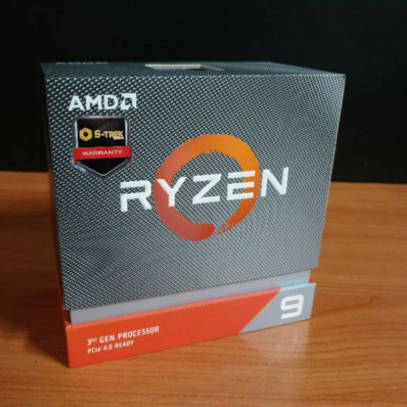 (มือสอง) CPU (ซีพียู) AMD AM4 RYZEN 9 3900XT Unlocked Turbo 4.7 GHz 12 Core 24 Thread มีประกัน