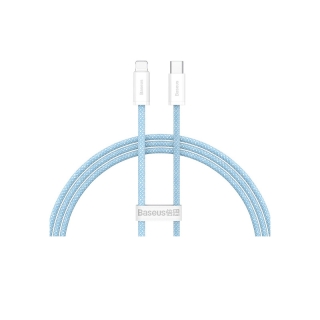 Baseus Dynamic สายชาร์จ 20W Type-C To LN สายไนลอนถัก ทนทาน ชาร์จเร็ว PD Charge สําหรับ โทรศัพท์มือถือ