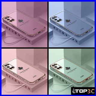 เคส OPPO A92 เคสโทรศัพท์มือถือลายใบเมเปิ้ลสําหรับ FY