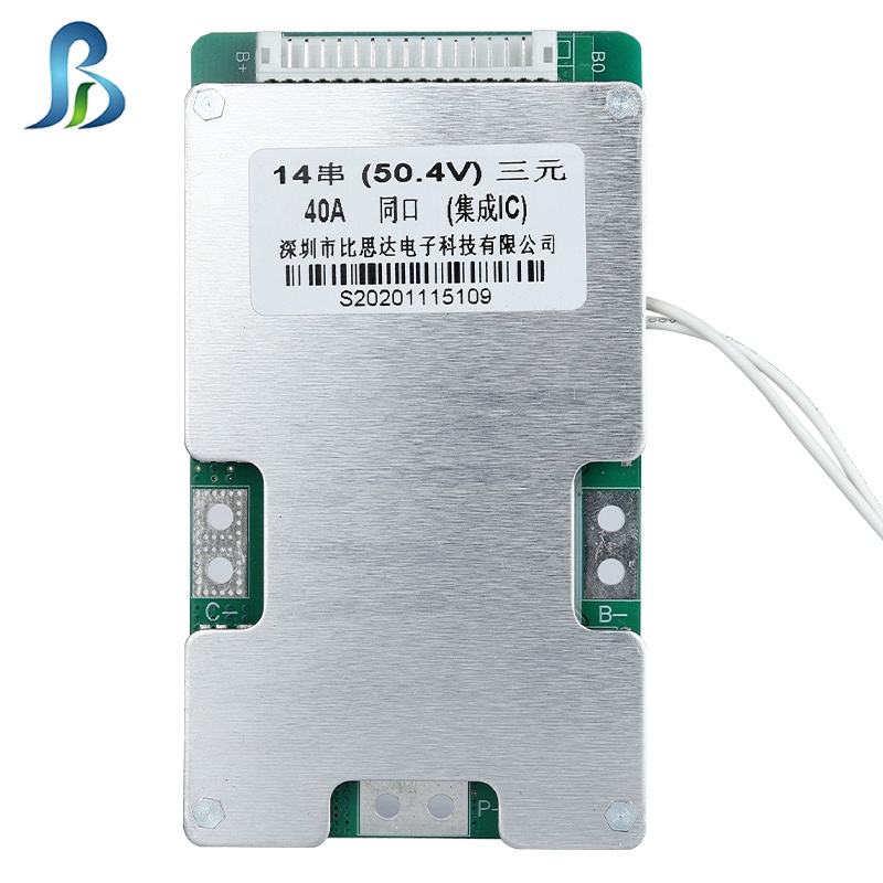 Bisida 51.8V 52V 14S BMS 20A/25A/30A/35A BMS Lithium ion/Lifepo4 Battery protection board PCB for bi