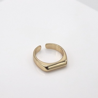 yverose. Minimal Gold Ring Cuff