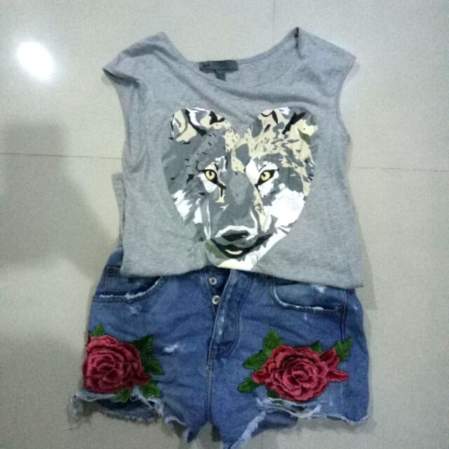 เสื้อแขนกุด ของแบรนด์ ESP (used like new) @ESP
