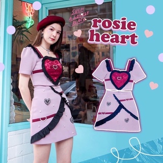 Rosie heart : BLT เซตเสื้อ+กระโปรง งานตามหามาแล้วจ้า อกหัวใจสวยปังมาก