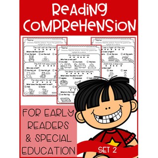 Reading Comprehension For Early Reader (SET 2)การเรียนไวยากรณ์ภาษอังกฤษ-อเมริกา การฝึกอ่านภาษาอังกฤษ