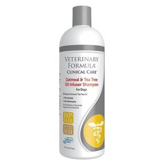 Veterinary  formula Oatmeal แชมพูสุนัข แมว สูตรสัตวแพทย์ ลดผิวหนังแห้ง. แพ้ง่าย  17 ออนซ์ (473มล) ขวดขาว