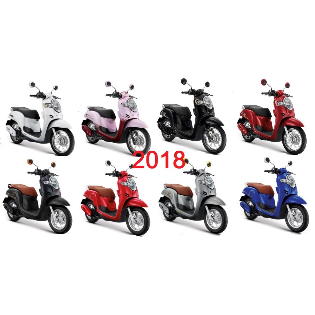 แท้100% ชุดสี Scoopy i ปี 2017-2018 เบิกศูนย์ HONDA เฟรมรถ เปลือกรถ Scoopy