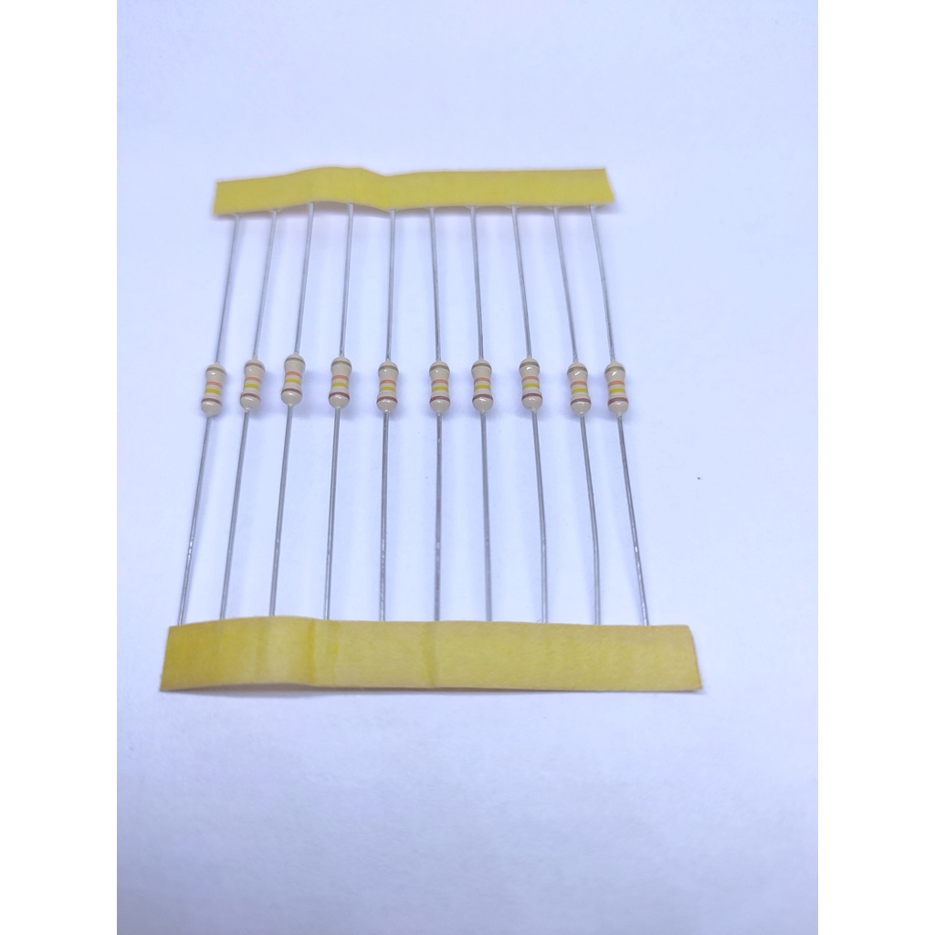 10pcs ตัวต้านทาน 1/4 w 5% ค่า82K-680K resistor