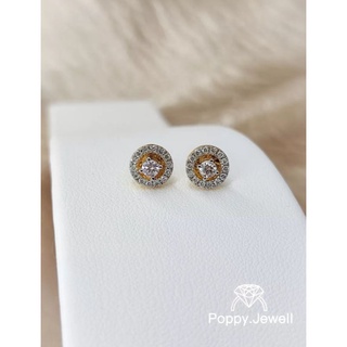 ต่างหูเพชรแท้ ทองแท้ รุ่น Planetary Earrings