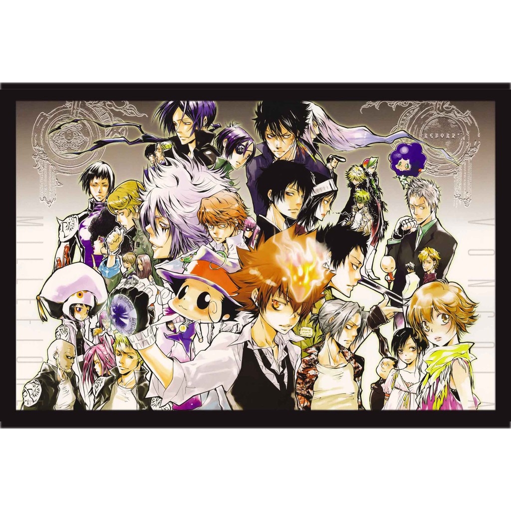 โปสเตอร์ Reborn รีบอร์น การ์ตูน ญี่ปุ่น Poster ของขวัญ โปสเตอร์การ์ตูน Japan Anime โปสเตอร์สำหรับเด็