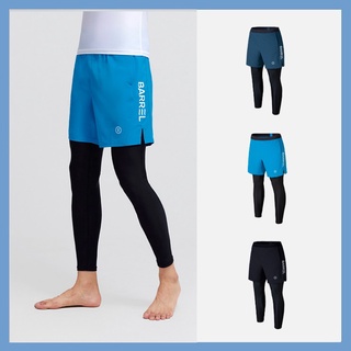 [ผช] กางเกงว่ายน้ำ ขาสั้นขายาว มีซับใน ชาย Ocean Urban Water Leggings Barrel (Eco-Friendly Material) แท้ 100%