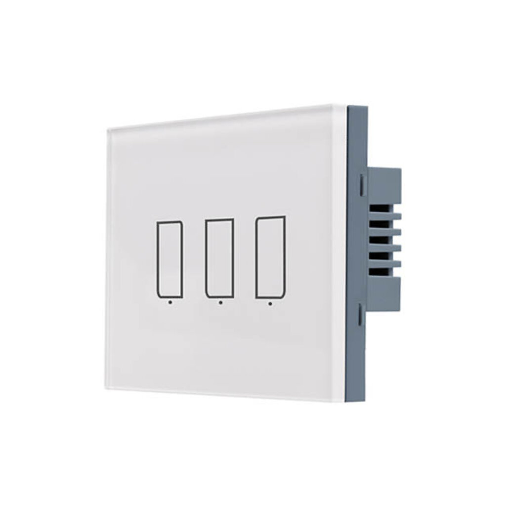 Bestcon (Broadlink) TC2S Smart Wall Switch (3 Gang) แป้นสวิตซ์ไฟ (3 ช่อง) ขนาด 2x4 สั่งงานผ่าน