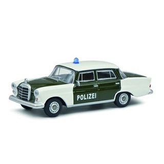 Schuco โมเดลรถยนต์ตํารวจ Mercedes-BENZ BENZ MB 200 POLIZEI ขนาด 1:64 ของเล่นสําหรับเด็ก