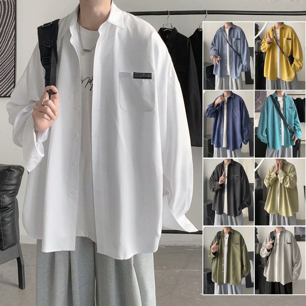 เสื้อเชิ้ตแขนยาวสำหรับผู้ชาย รุ่น 8017