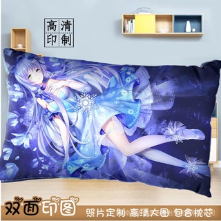 Luo Tianyi หมอนรองหน้าอก ทรงสี่เหลี่ยม ลายการ์ตูนอนิเมะ สองมิติ สําหรับนักเรียน