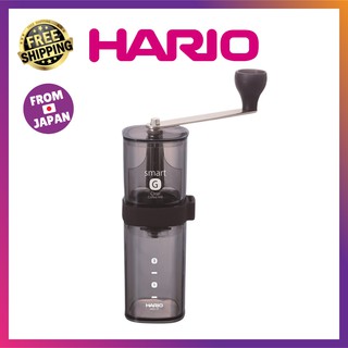 HARIO Coffee Mill Smart G MSG-2-TB เครื่องบดกาแฟ สีดำใส ขนาดพกพา