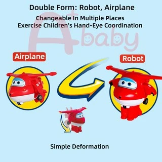 Mini Super Wings Auldey ฟิกเกอร์หุ่นยนต์ ของเล่นสำหรับเด็ก