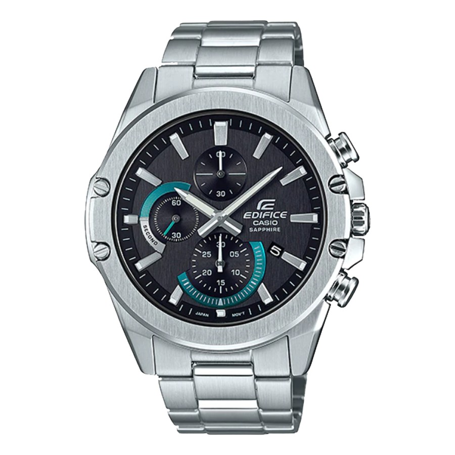 Casio Edifice นาฬิกาข้อมือผู้ชาย สายสแตนเลส  รุ่น EFR-S567,EFR-S567D,EFR-S567D-1A,EFR-S567D-1AV - สีเงิน