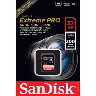 SanDisk 32GB Extreme PRO SDHC (300MB/s)