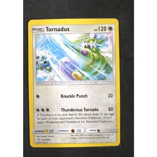 Tornadus Basic 178/236 ทอร์เนลอส Pokemon Card (Normal) ภาษาอังกฤษ