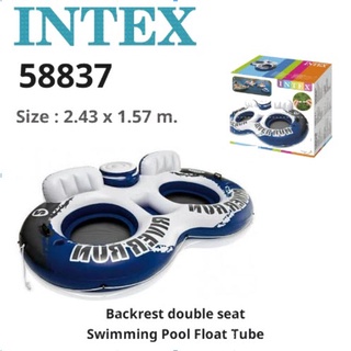 Intex 58837 River Run ll แพพนักพิงที่นั่งคู่สระว่ายน้ำ FLOAT TUBE