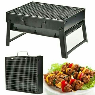 เตาปิ้งย่าง เตาย่างบาบีคิว เตาย่างแบบพกพา BBQ Small Portable Steel BBQ รุ่น BBQ-09Feb-J1