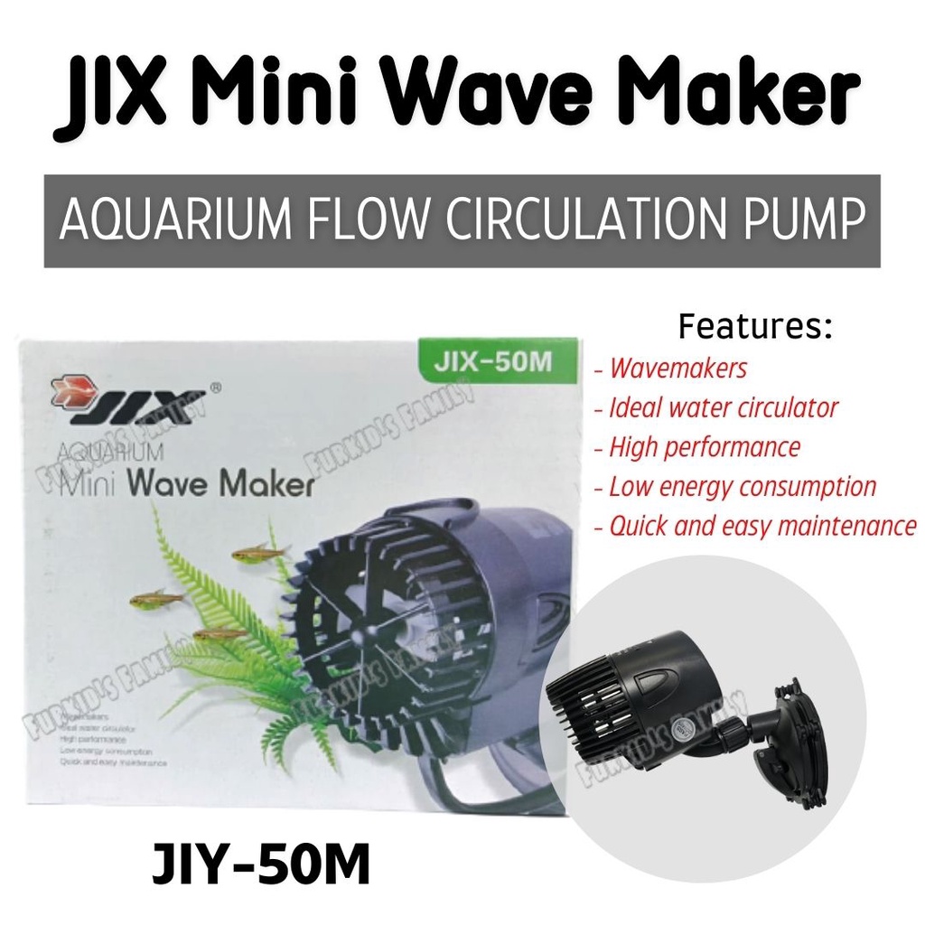 JIX Aquarium Mini Wave Maker (JIX-50M) / Aquarium Wavemaker Flow Circulation Pump