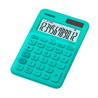 เครื่องคิดเลข สีเขียว คาสิโอ MS-20UC-GN Green Calculator Casio MS-20UC-GN