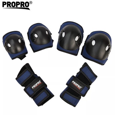 อุปกรณ์เซฟตี้เข่าและศอก PROPRO Skateboarding Protective Pad Set (set of 6) L