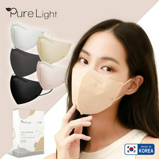 (ยกกล่อง)Purelight Mask✨:  แมสหน้าเรียวนำเข้าจากเกาหลี กระชับใบหน้า กันฝุ่นpm2.5 แมสเกาหลี V-slim แมสเกาหลี KF94