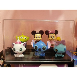 SET DISNEY MODEL ขนาด 3-4 cm 5 แบบ พร้อม กล่องโชว์สินค้า