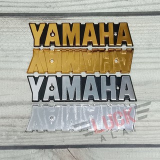 (2ชิ้น/ชุด) โลโก้ YAMAHA โลโก้ข้างถัง YAMAHA ตราข้างถังน้ำมัน YAMAHA (ขนาดสินค้าดูที่รายละเอียด)