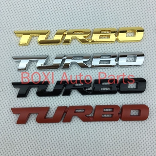 BOXI Turbo letter Logo car car rear Trunk lid emblem badge sticker Decal