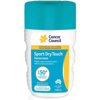 Cancer Council SPF 50+ Sport Dry Touch Sunscreen Lotion 100ml