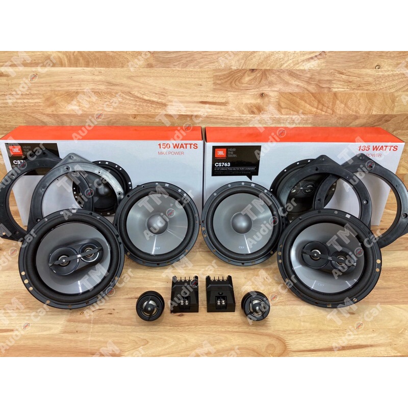 ฐานรองลำโพงตรงรุ่น TOYOTA,ISUZU,FORD ลำโพงแยกชิ้น JBL CS760C + ลำโพงแกนร่วม JBL CS763 จำนวน 2คู่