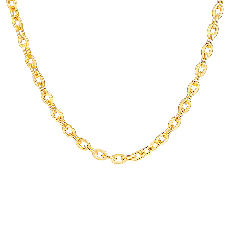 Vnox สร้อยคอชุบทอง 18 K Nox สําหรับผู้หญิง